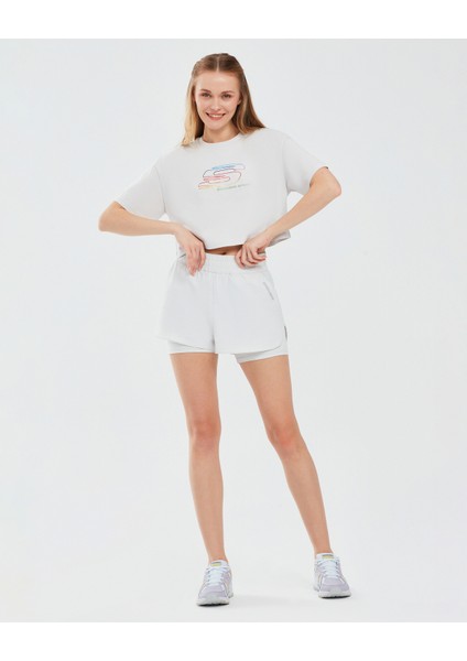 Performance Coll. W 4 Inch 2 In 1 Short Kadın Gri S241144-035 fırsatları