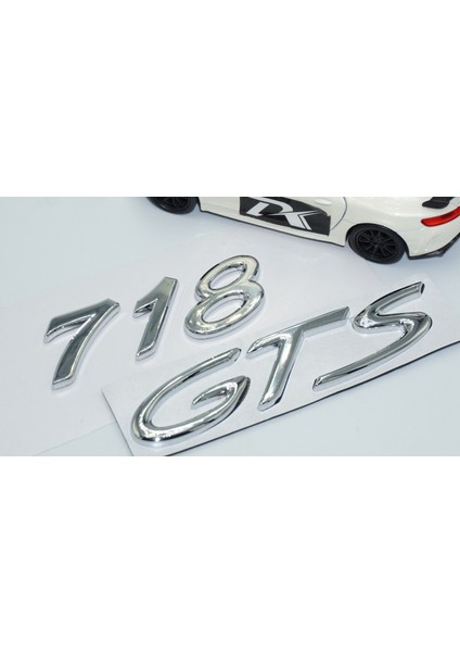 Porsche 718 Gts Bagaj 3m 3D Abs Yazı Logo Amblem Seti