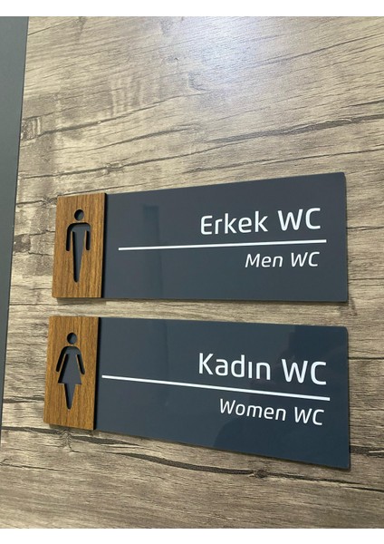 Wood Serisi Pleksi Wc Yönlendirme Seti
