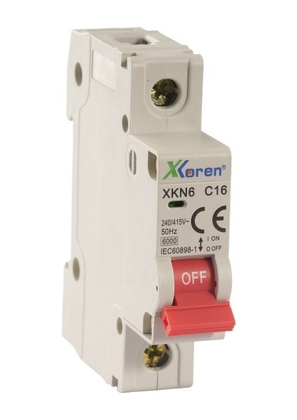 40A 6ka 1 Kutup C Eğrisi Otomatik Sigorta