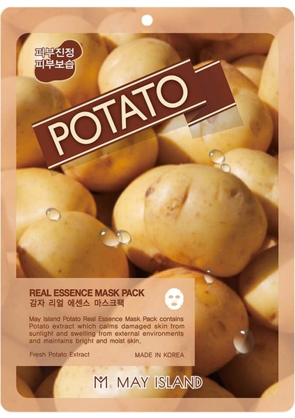 Kore Kağıt Yüz Maskesi 10'lu Patates Özlü (Hassas ve Hasarlı Ciltlerde Kullanıma Uygun) fiyatları