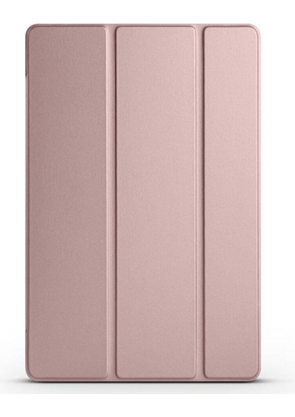 Galaxy Uyumlu Tab A9 Plus Zore Smart Cover Standlı 1-1 Kılıf-Rose Gold