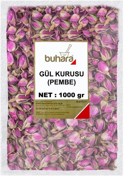 Pembe Gül Kurusu 1000 gr