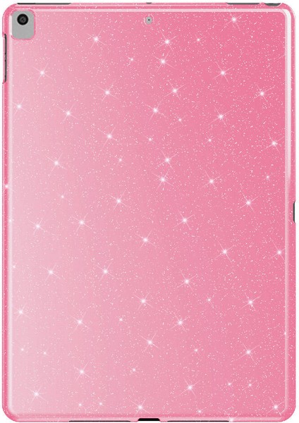 iPad Uyumlu 10.2 2021 (9th Generation) Zore Tablet Koton Case With Glittering Shiny Appearance-Pembe