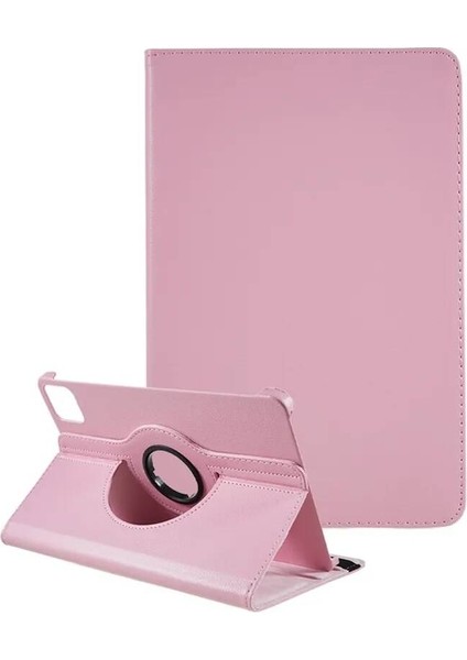 Xiaomi Uyumlu Pad 6 Zore Dönebilen Standlı Kılıf-Pembe