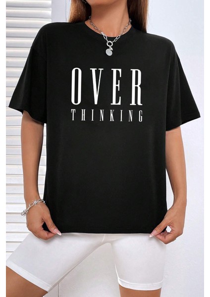 Only Trendwear Unisex Over Thinking Tasarım Tshirt fiyatları