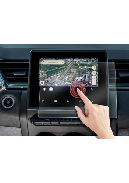 Renault Captut 7 Inç Multimedya Ekran Koruyucu Şeffaf modelleri