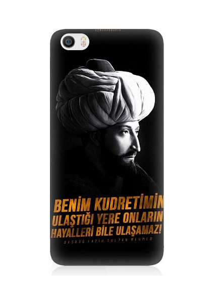 Xiaomi Mi 5 Uyumlu Fatih Sultan Mehmet Han Desenli Silikon Kılıf
