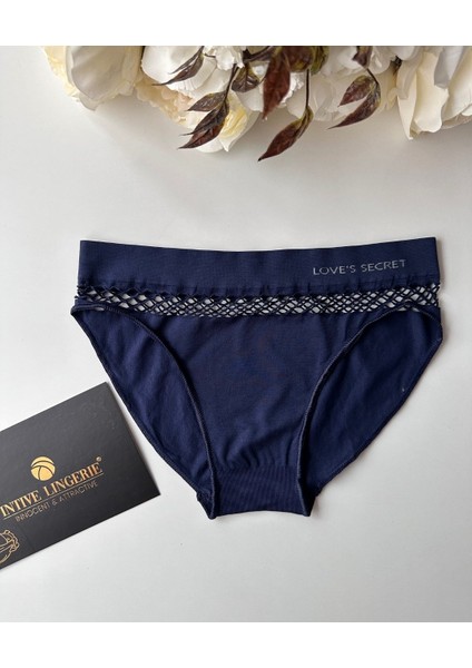 Kadın Dikişsiz Sportwear Fileli Slip/bikini (Siyah, Bordo, Kahverengi, Lacivert)