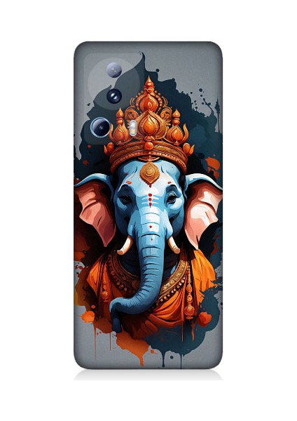 Xiaomi Mi 13 Lite Uyumlu Ganesha Ganeşa Desenli Silikon Kılıf