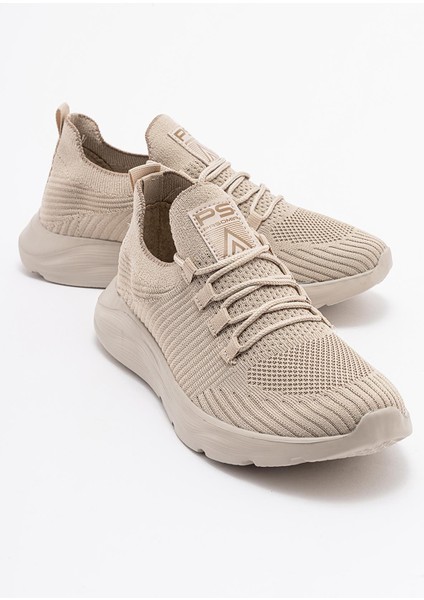 Anorak Bağcıklı Kadın Spor Ayakkabı BEJ BEJ