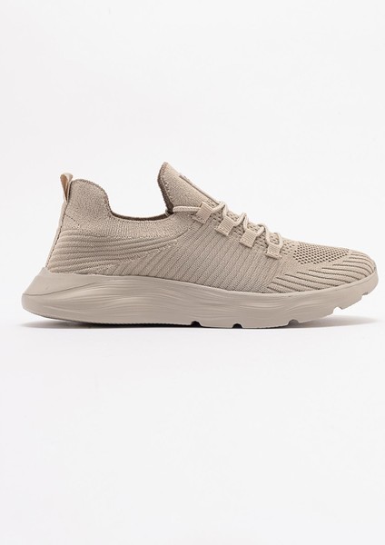 Anorak Bağcıklı Kadın Spor Ayakkabı BEJ BEJ