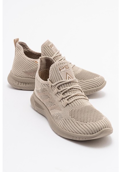 Anorak Bağcıklı Kadın Spor Ayakkabı BEJ BEJ