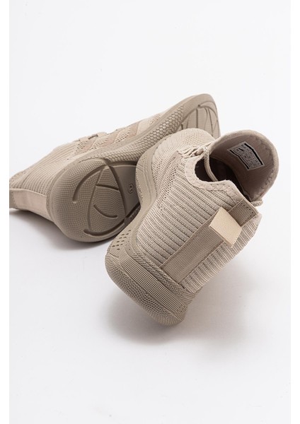 Anorak Bağcıklı Kadın Spor Ayakkabı BEJ BEJ