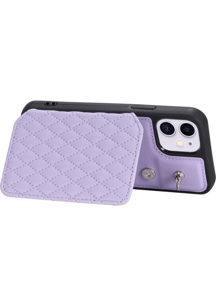 iPhone11 Pu Deri+Tpu Rfıd Blowantıce Blow Blow Drop Kubası Ile Kıckstand Telefon Kapağı (Yurt Dışından) indirimleri