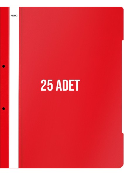 XL Telli Dosya 25'li Paket Kırmızı