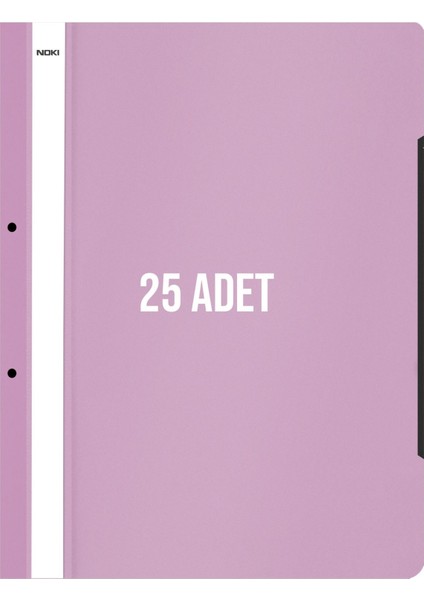 XL Telli Dosya 25'li Paket Açık Pembe