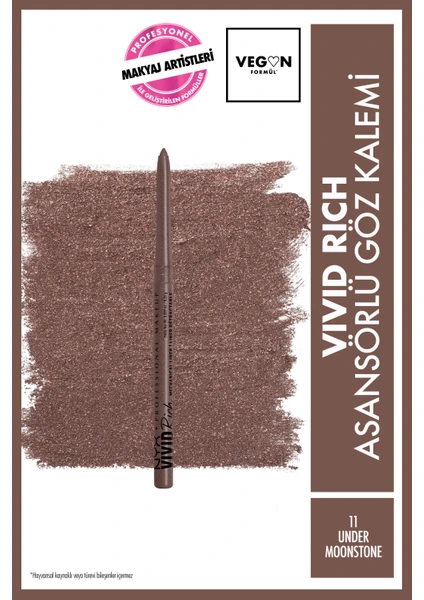 Nyx Professional Makeup Vivid Rich Asansörlü Göz Kalemi - 11 Under Moonstone