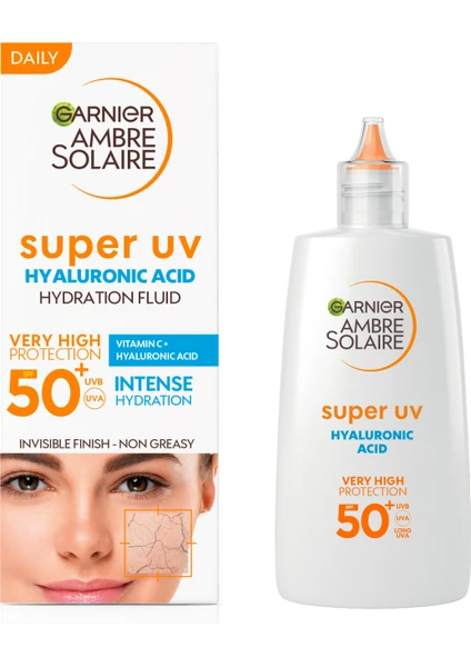 Ambre Solaire Koyu Leke Karşıtı Güneş Koruyucu Yüz Kremi 50SPF 40ML