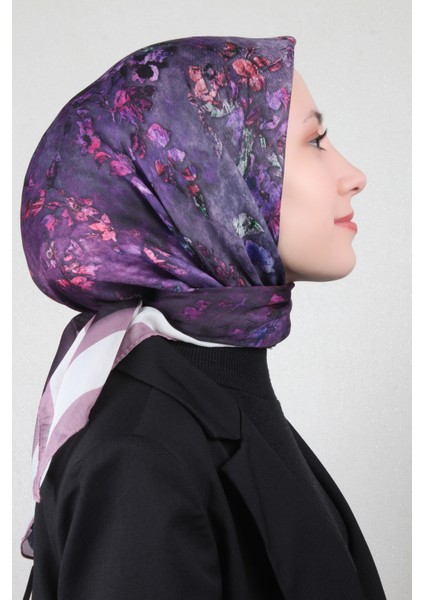 Nirvana Soft Eşarp 8105-9 Sümbül