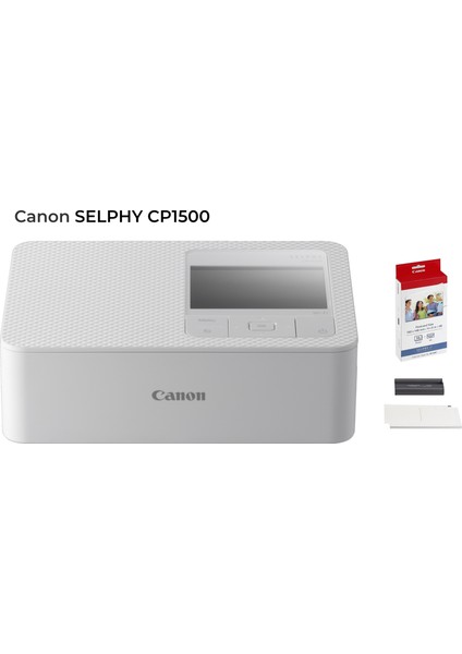 Selphy CP1500 Beyaz + KP36 Baskı Kağıdı