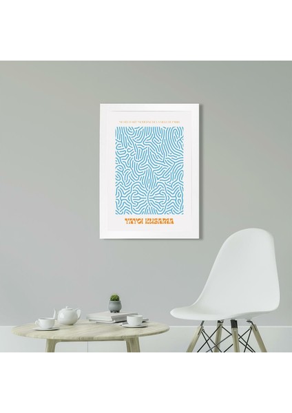 Yayoi Kusama 1 21 x 30CM - Siyah Çerçeveli