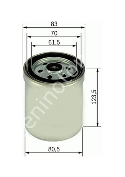 Yakıt Filtresi Man F2000. L2000. M2000 Wdk 725-PP 837/1-0
