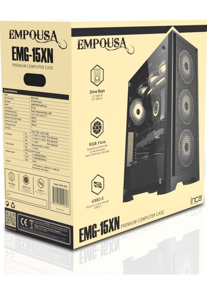Empousa Premium Computer Case EMG-15XN