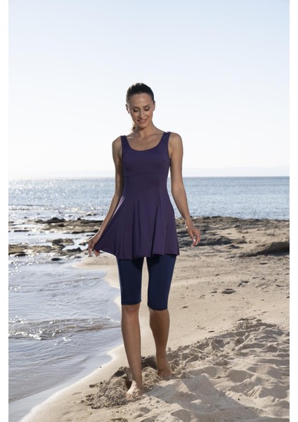 Kadın Askılı Taytlı Düz Renkli Elbise Mayo fiyatları