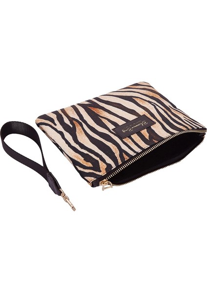 Stripy Tricky Clutch Çanta