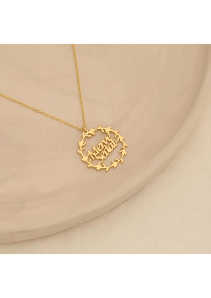 925 Ayar Gümüş Kişiye Özel Isim Yazılı Sarmaşık Kolye fiyatları