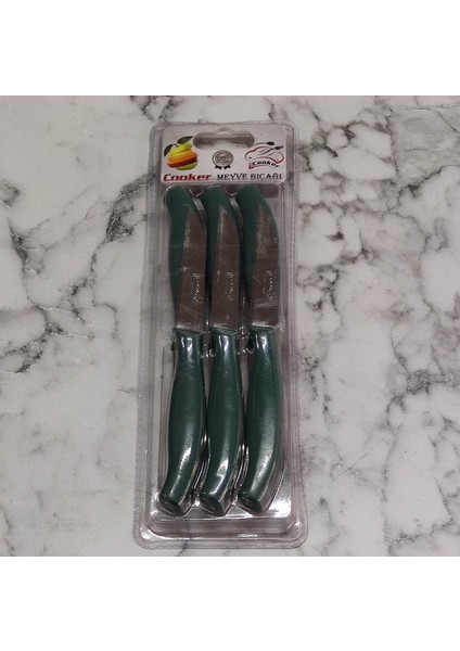 Meyve Bıçağı 6'Lı Cooker Yeşil