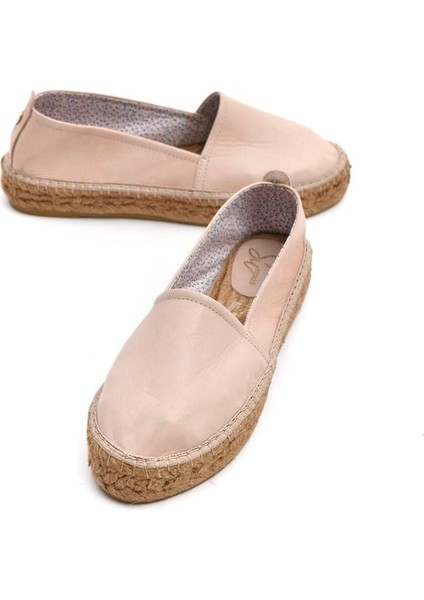 Neli Pudra Kadın Düz Espadril