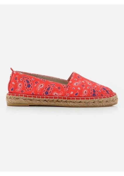Artsy Kırmızı Kadın Düz Espadril modelleri