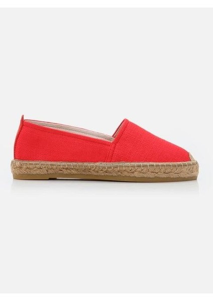 Aileen Kırmızı Kadın Düz Espadril modelleri