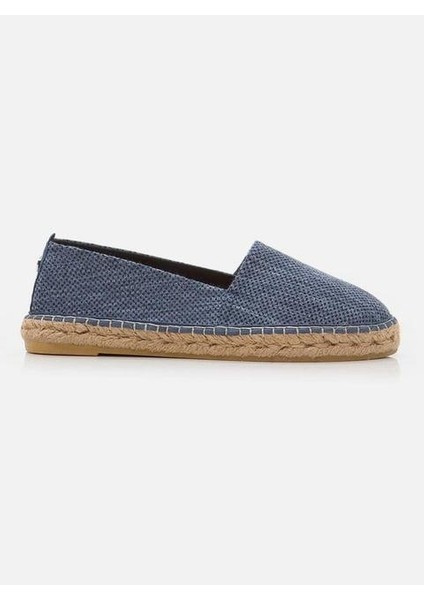 Aiden Indigo Mavi Kadın Düz Espadril
