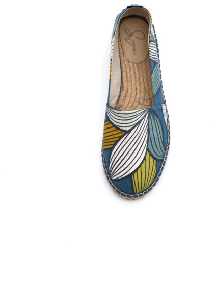 Artsy Mavi Kadın Düz Espadril