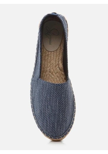 Su Espadril Aiden Indigo Mavi Kadın Düz Espadril