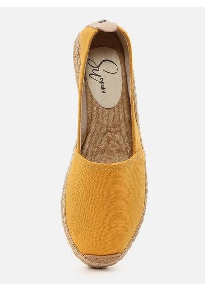 Aileen Sarı Kadın Düz Espadril