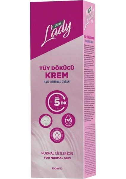 Lady Tüy Dökücü Krem Normal 100 ml