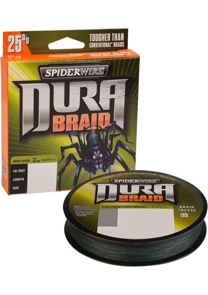 Spiderwire Dura Braid 135M Moss Green Örgü Ip 0.15MM