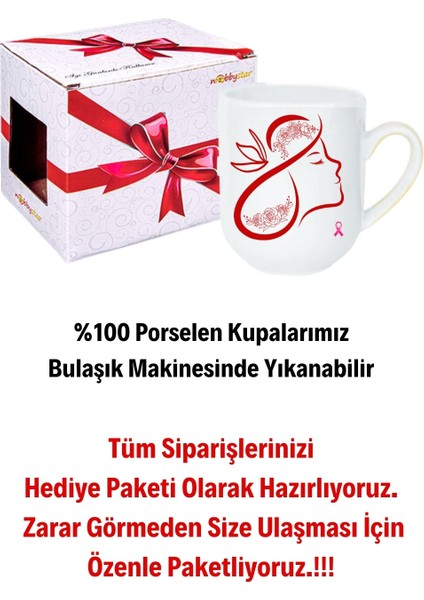 8 Mart Kadınlar Günü Hediyesi Içi Beyaz Lüx Kupa Bardak Porselen Çay Kahve Fincanı-1 modelleri