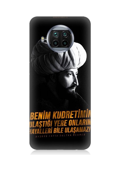 Xiaomi Mi 10T Lite Uyumlu Fatih Sultan Mehmet Han Desenli Silikon Kılıf
