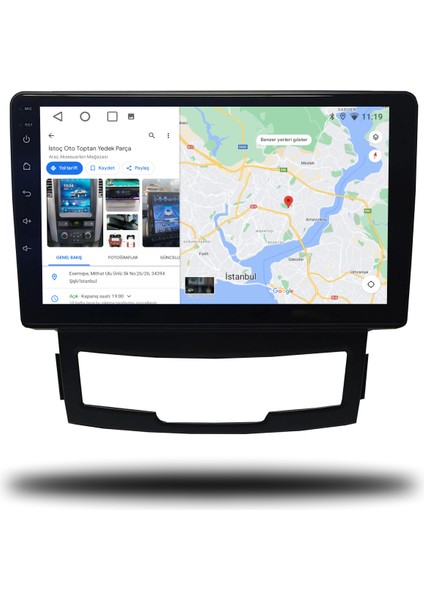 Ssangyong Korando Android Carplay Multimedya 2011-2013 2GB Ram + 32GB Hafıza
