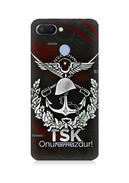 Xiaomi Redmi 6 Uyumlu Tsk Onurumuzdur Desenli Silikon Kılıf