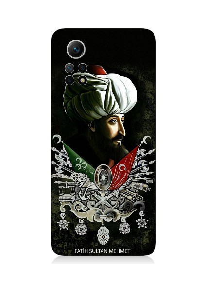 Xiaomi Redmi Note 12 Pro 4g Uyumlu Fatih Sultan Mehmet Han Desenli Silikon Kılıf