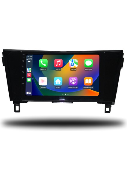 Nissan Qashqai Android Carplay Multimedya 2013-2021 2GB Ram + 32GB Hafıza