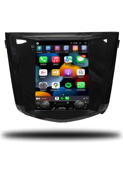 Nissan Qashqai Tesla Ekran Android Carplay Multimedya 2014-2021 2GB Ram + 32GB Hafıza