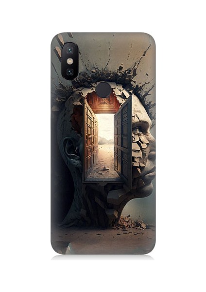Xiaomi Mi A2 Uyumlu Insan Beyni ve Hayali Desenli Silikon Kılıf