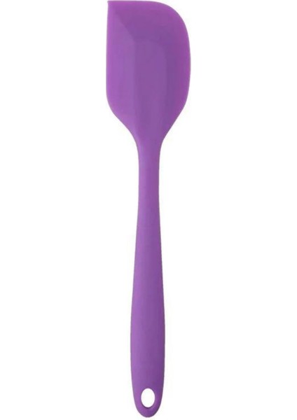 Kitchen Design Lab Büyük Boy Yanmaz Yapışmaz Silikon Yassı Spatula Sarı Mor Antrasit 3 Lü Set Yassı Spatula Sarı Mor Ankastre Seti